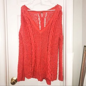 Free People Open Knit Sweater ❀